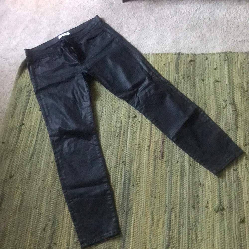 Madewell “Skinny Skinny” faux leather pants